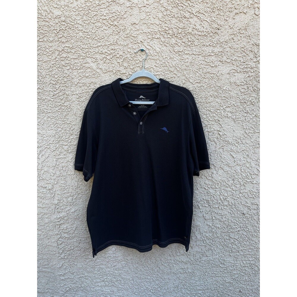 Black Collared XL Tommy Bahama Polo Shirt